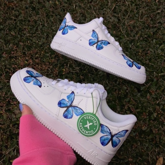 butterfly white air forces